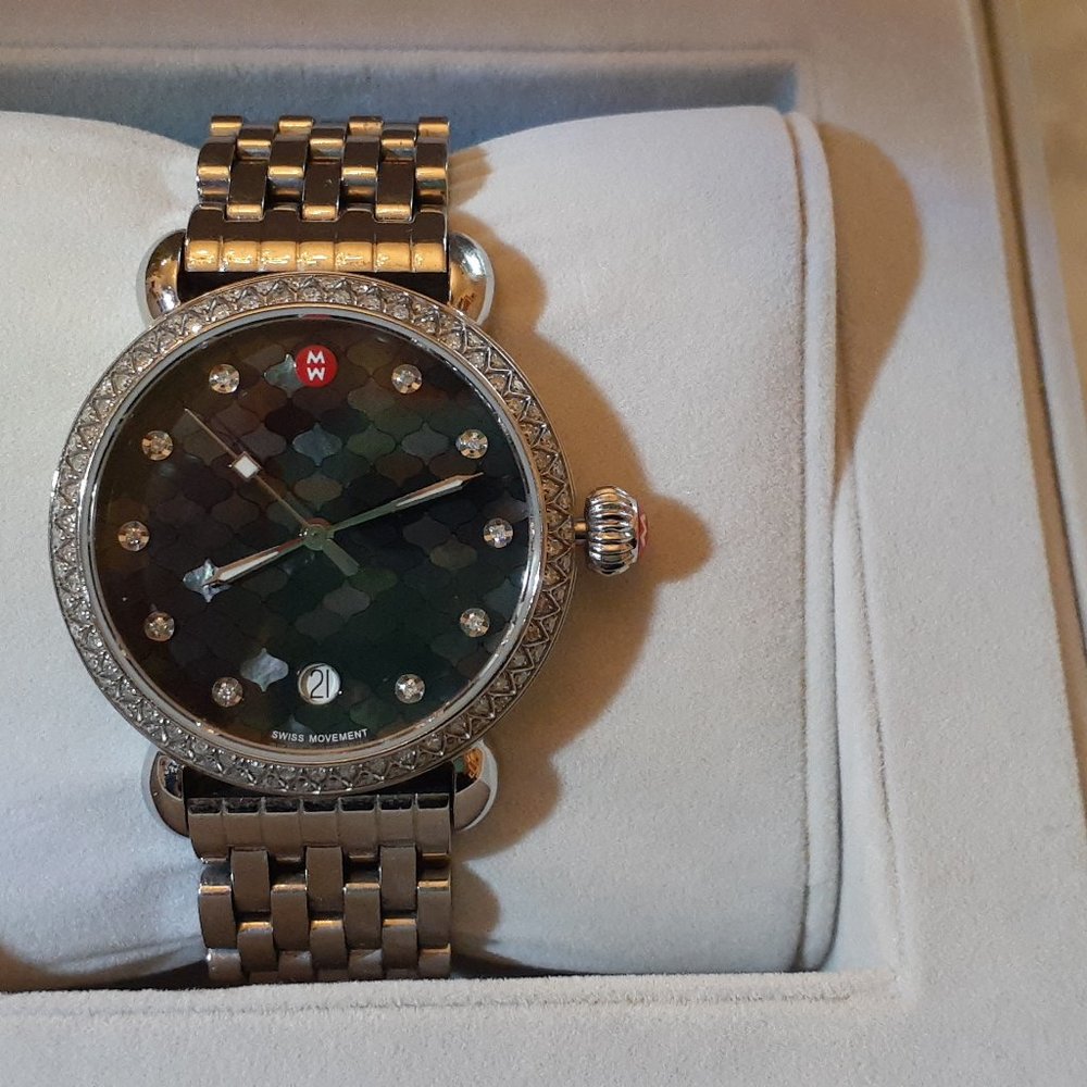 Michele Black Mother Of Pearl Mosaic Diamond CSX